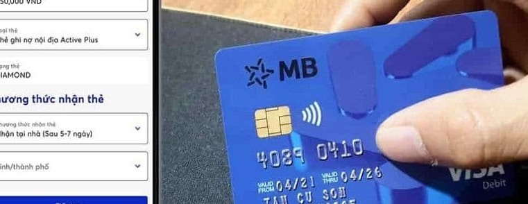 Hinh anh minh hoa huong dan quy trinh Cách làm thẻ MB Bank online số đẹp nhận thẻ tại nhà online 2026 - Benh Vien Chu Thap Xanh