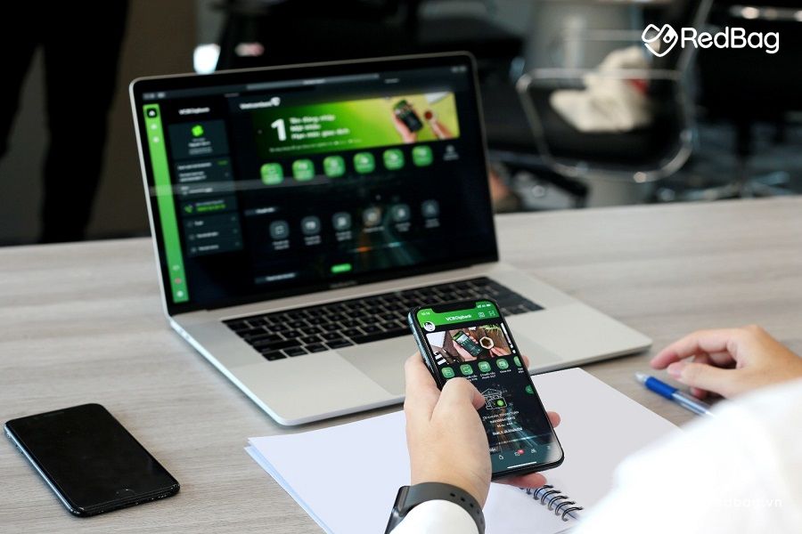 Hình ảnh hướng dẫn quy trình 5+ Cách nâng, cài đặt hạn mức chuyển tiền Vietcombank online 2026 - Bệnh Viện Chữ Thập Xanh